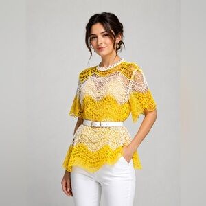 IPEKYOL Lace Blouse size small